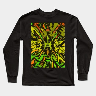 Tropical Pattern Long Sleeve T-Shirt